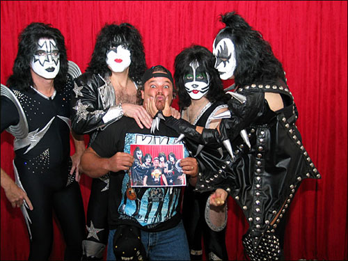 Ralphie with KISS at Hershey 2004