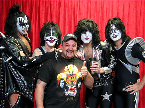 Ralphie with KISS at MCI 2003