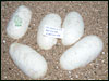 05 clutch # 74 - 5 eggs from breeding a pair of het Lavender Albinos together.