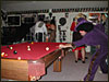 The "Pimp" shooting pool.........