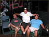 Mojo, Me and Rene.........we were "chillin'" before the party......