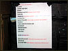 "The set list"........